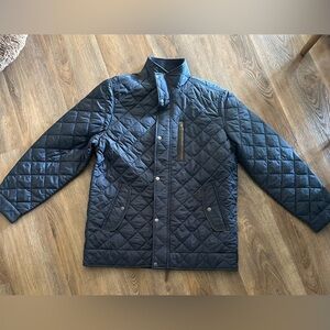 Dakota Grizzly Men's Quilted Navy Jacket